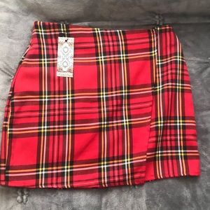 Plaid skirt
